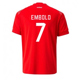 Fotbalové dres Švýcarsko Breel Embolo 7 Domácí Mistrovství Světa 2022 Krátký Rukáv